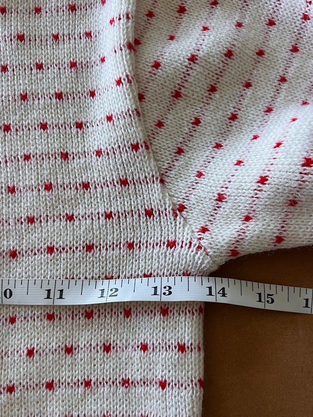 Vintage Early 90s Teddy Bear Ski Sweater size 7 - Picture 6 of 7